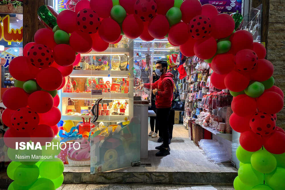 تصاویر: بازار اهواز در آستانه شب یلدا