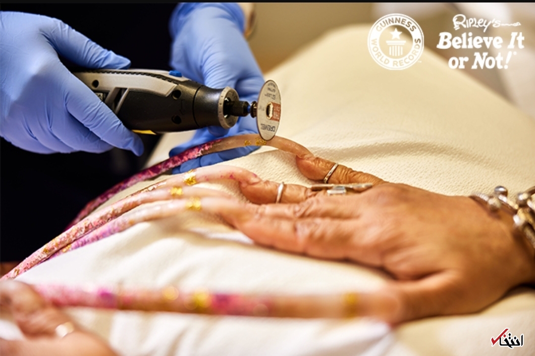 بلندترین ناخن&zwnj;ها