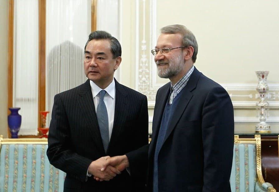 دیدار وزیز خارجه چین با لاریجانی دیدار وزیز خارجه چین با لاریجانی