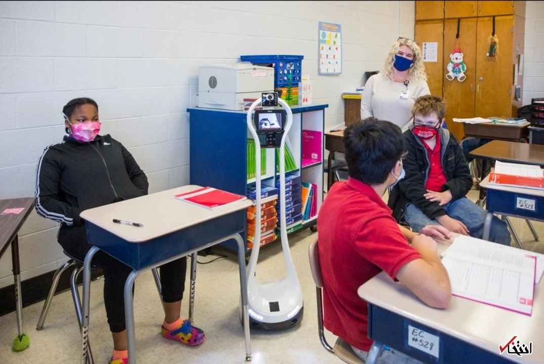 ربات هوشمندی که به جای یک دانش آموز با مدرسه می&zwnj;رود+تصاویر