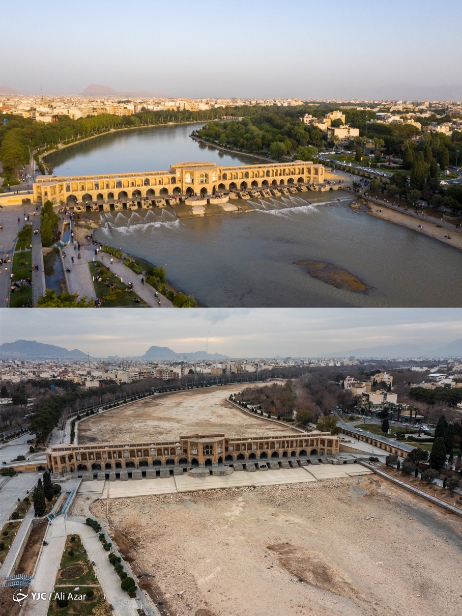 تصاویر: مرگ و زندگی زاینده رود