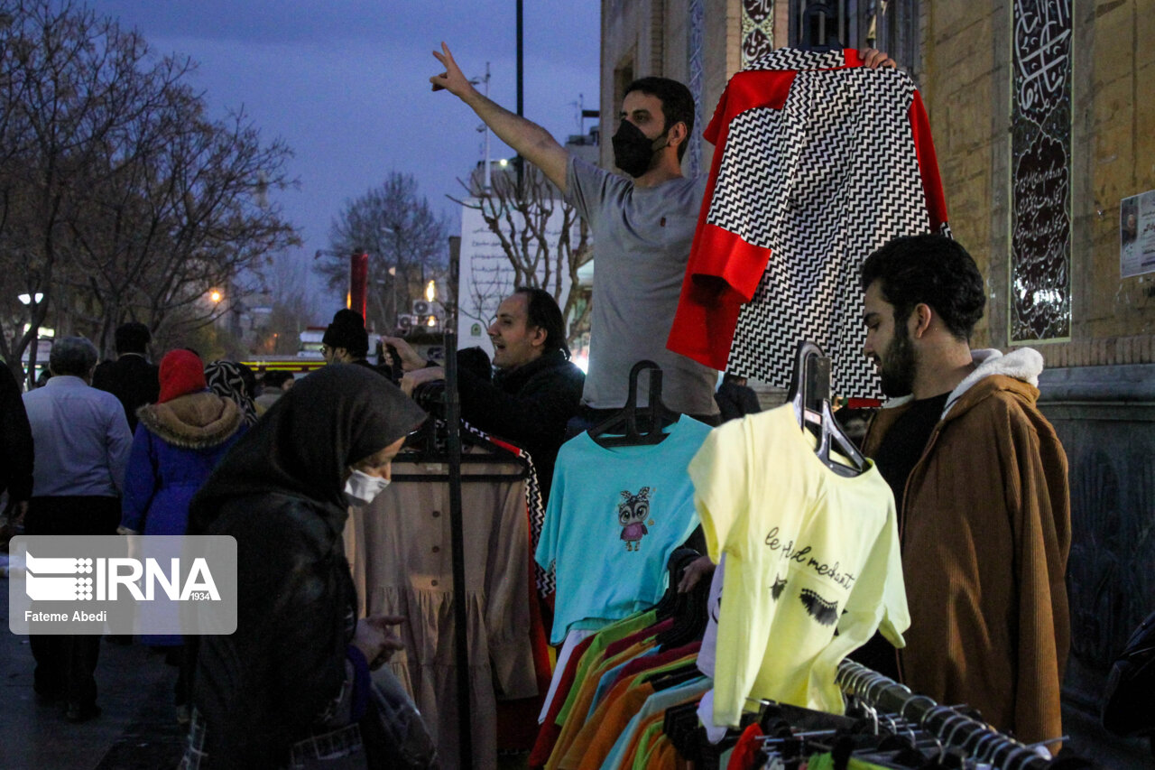 تصاویر: بازار خرید عید یا جشن جهش کرونا؟!
