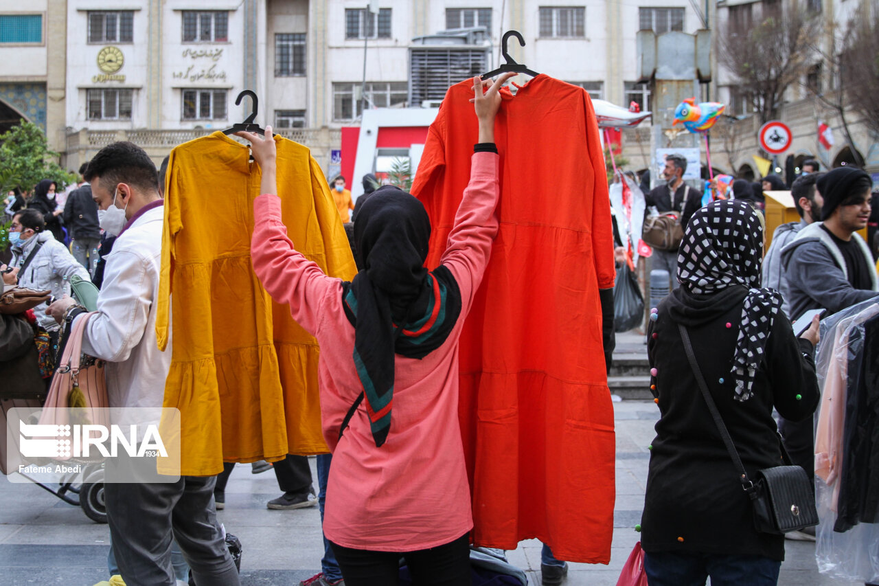 تصاویر: بازار خرید عید یا جشن جهش کرونا؟!