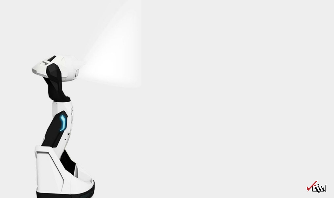 ربات پروژکتوری که راه می&zwnj;رود+تصاویر