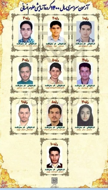 رتبه ۶ کنکور: درس خواندن یک هدف جهادی است/ تمام آموختههایم در بستر شاد بود رتبه ۶ کنکور: درس خواندن یک هدف جهادی است/ تمام آموختههایم در بستر شاد بود