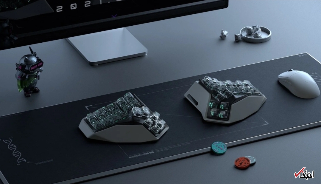 صفحه کلید هوشمند با قابلیت&zwnj;های ارگونومیک+تصاویر