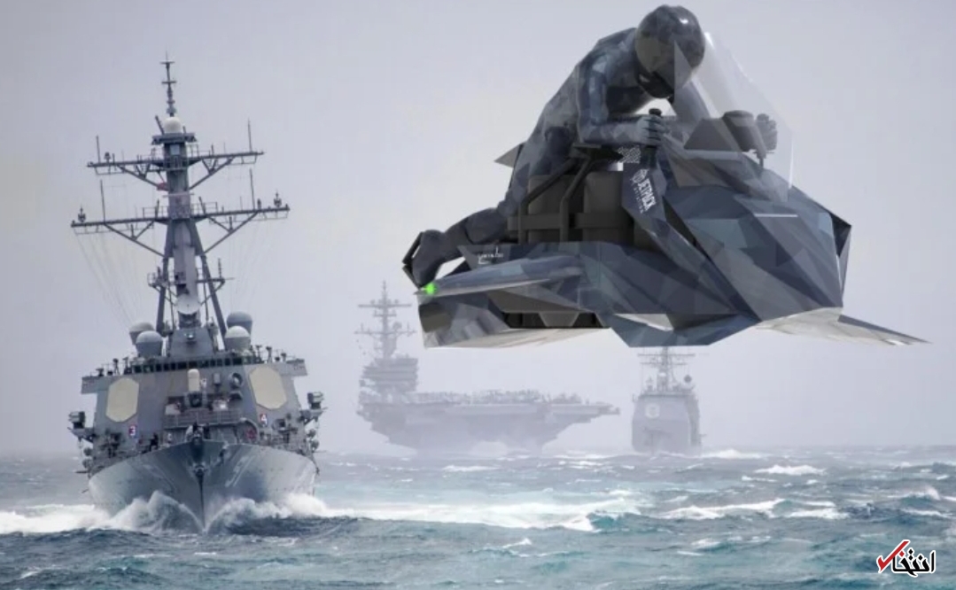 موتورسیکلت پرنده با سرعت&nbsp; ۲۴۱ کیلومتر بر ساعت+تصاویر