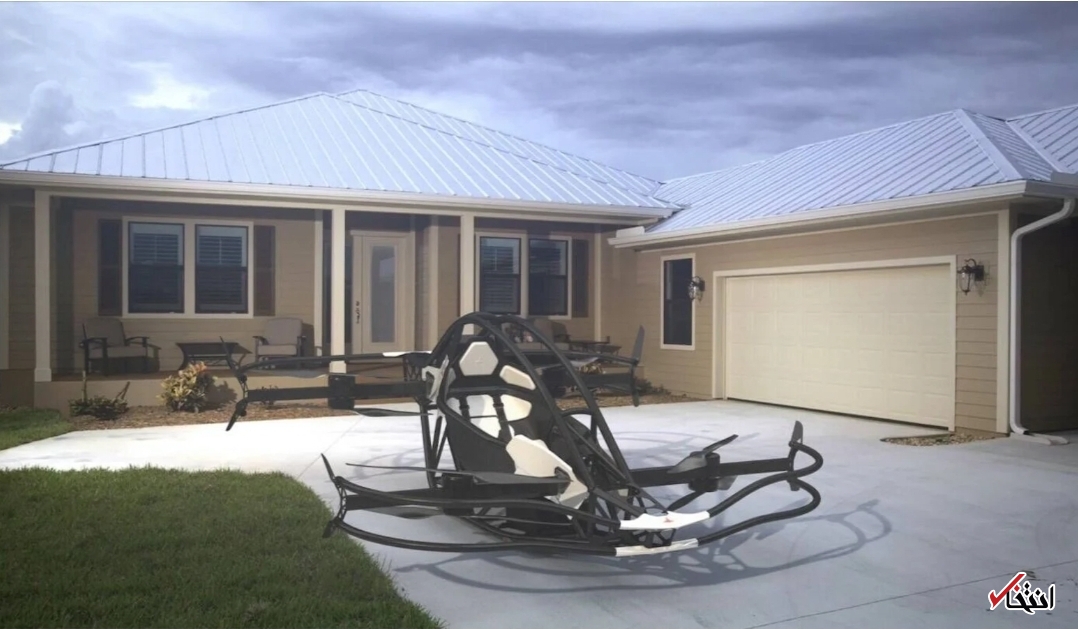 هواپیمای برقی شخصی با ۸ موتور الکتریکی قدرتمند+تصاویر