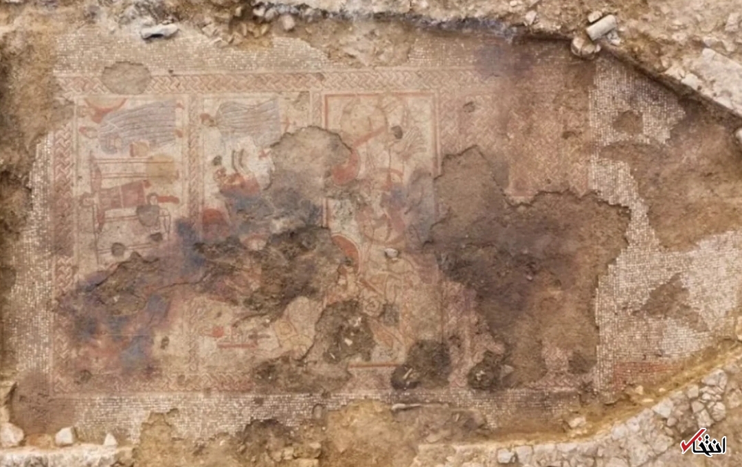 کشف موزائیک&zwnj;های ۱۷۰۰ ساله زیر یک مزرعه کشاورزی