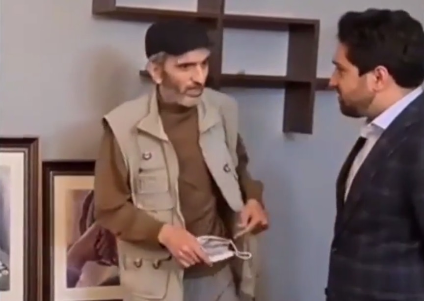 دیدار احمد مسعود با محمدحسین جعفریان دیدار احمد مسعود با محمدحسین جعفریان