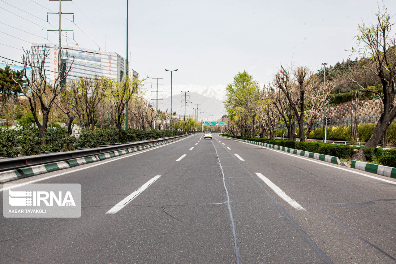تصاویر: نفس کشیدن خیابان های تهران در اولین روز بهار
