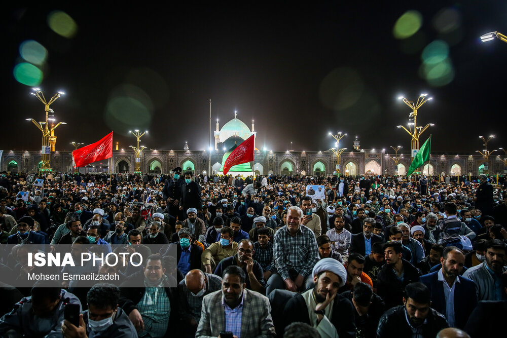 تصاویر: وداع با پیکر شهید حجت&zwnj;الاسلام محمد اصلانی در حرم رضوی