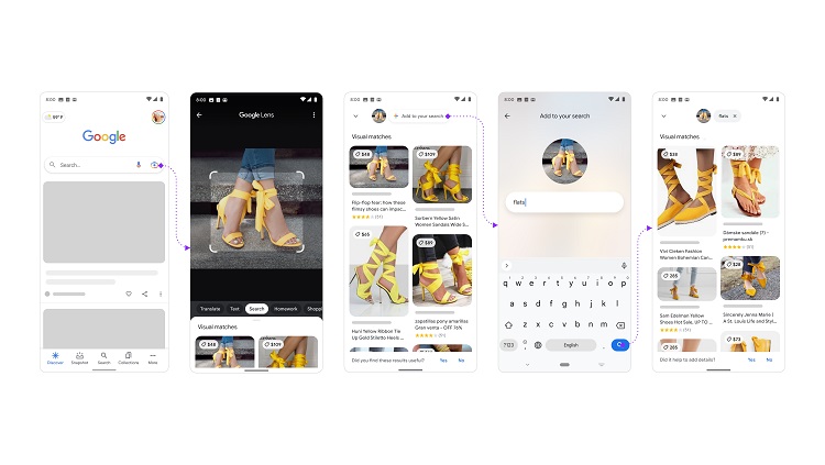 گوگل از مولتی&zwnj;سرچ رونمایی کرد: امکان جستجوی متن و تصویر به صورت همزمان