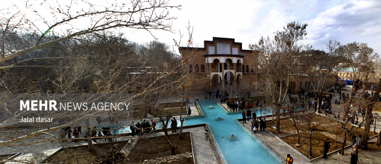تصاویر: عمارت خسروآباد سنندج پذیرای هزاران گردشگر نوروزی