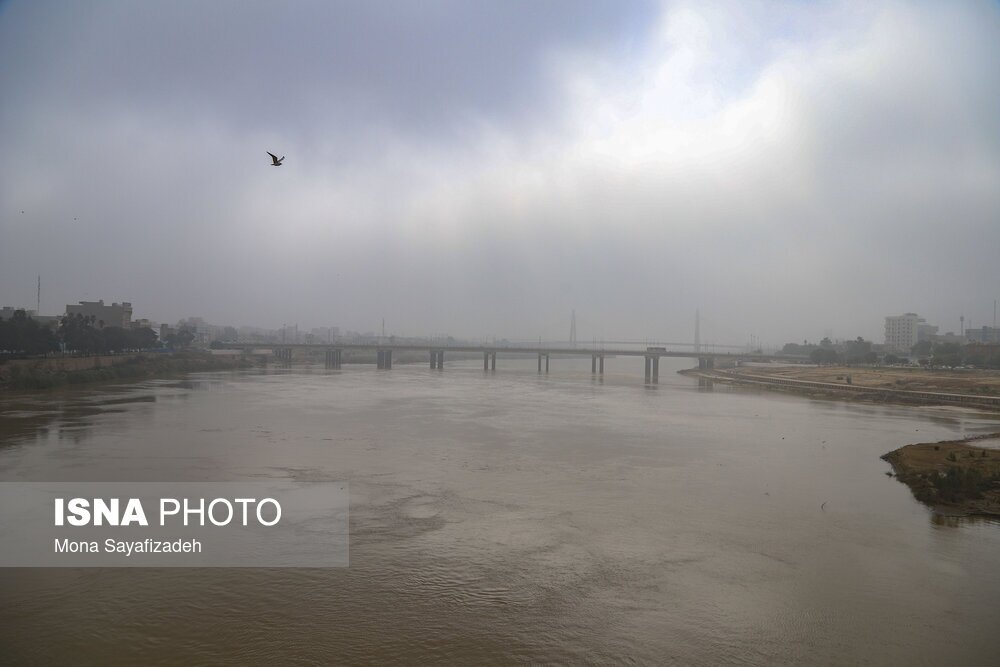 تصاویر: مه‌آلودگی اهواز