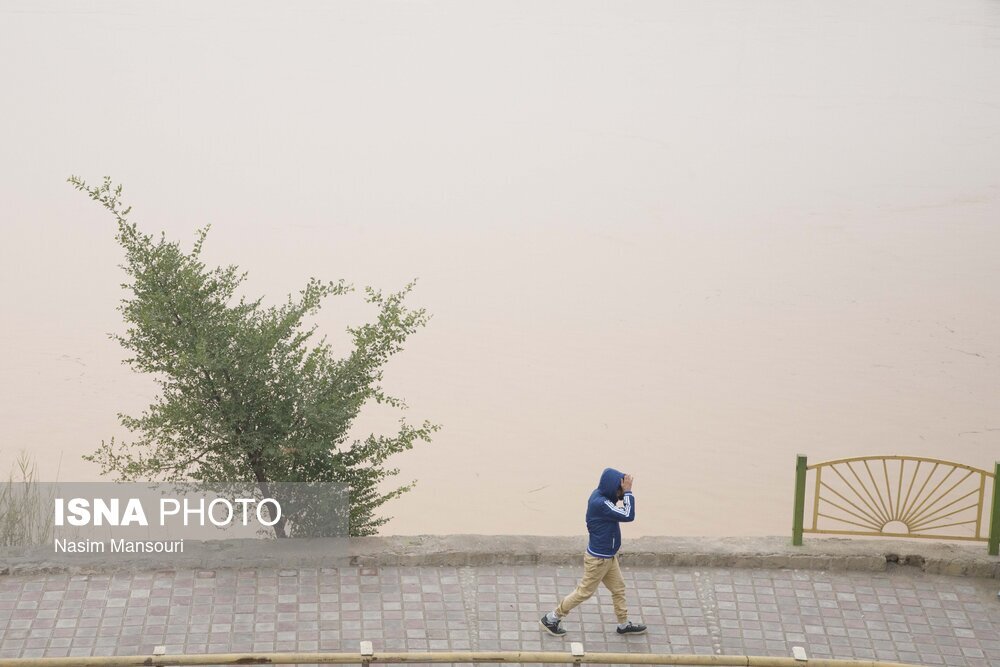 تصاویر: مه‌آلودگی اهواز