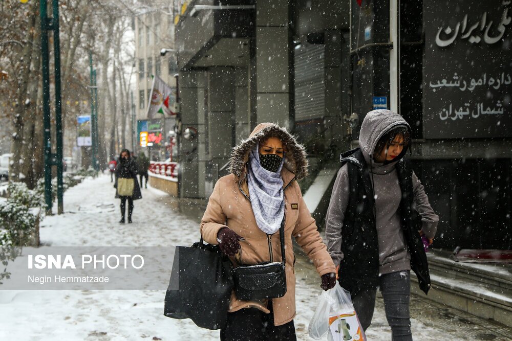 تصاویر: تهران زیر صفر