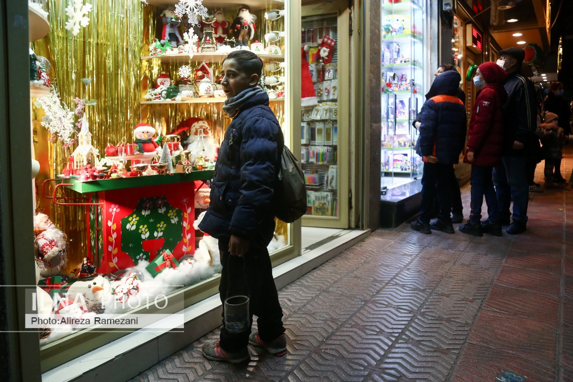 تصاویر: خرید سال نو میلادی در تهران