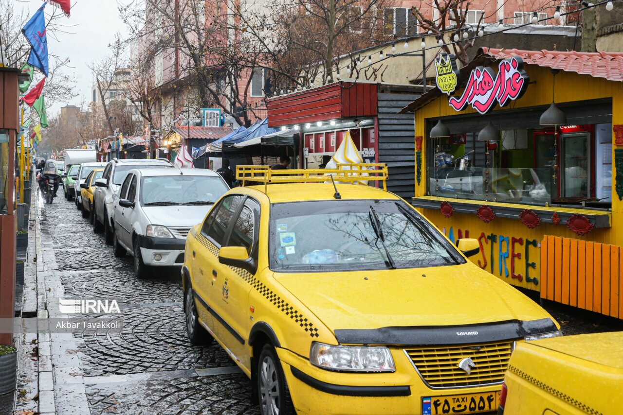 تصاویر: باران و مشکلات تکراری تهران
