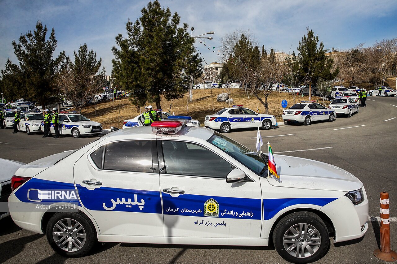 تصاویر: رزمایش پلیس بزرگراه