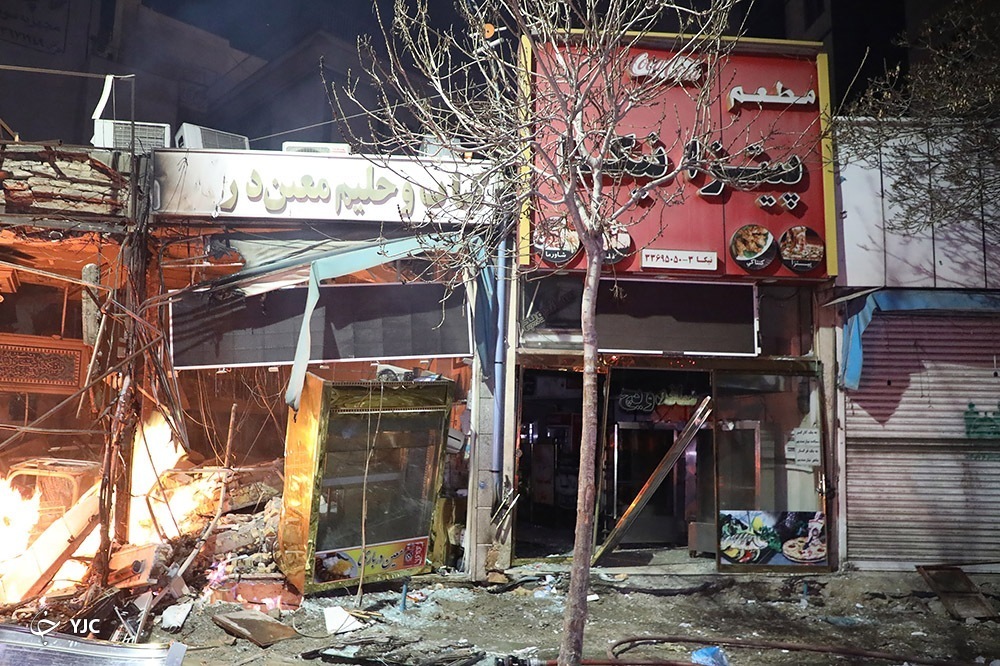 تصاویر: حادثه انفجار لوله گاز در مشهد