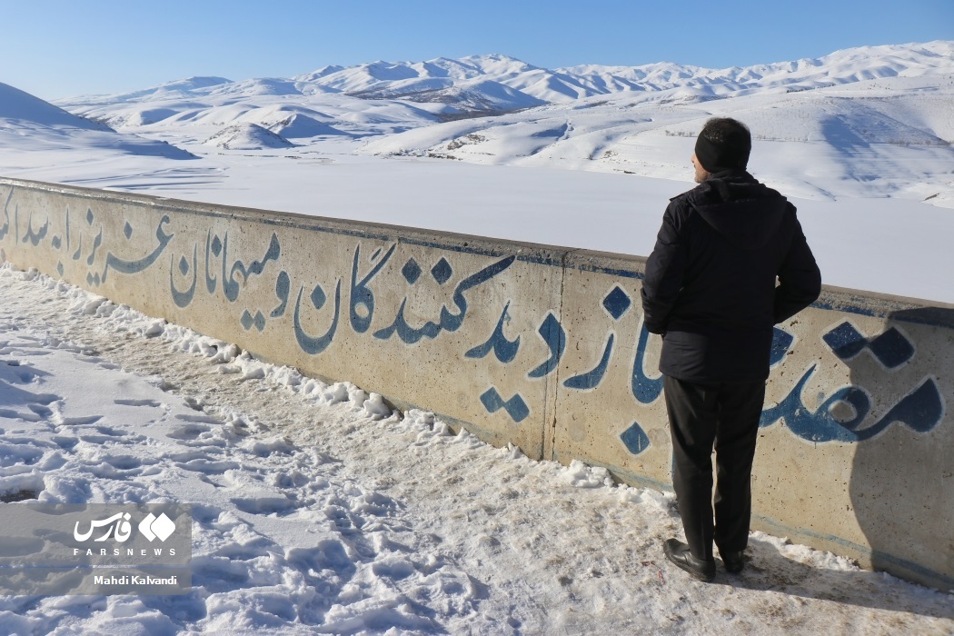 تصاویر: «سد اکباتان» همدان بعد از بارش‌ برف