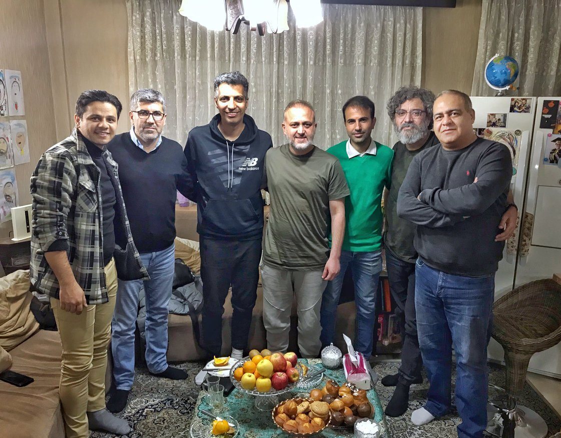 دیدار عادل فردوسیپور با احسان پیربرناش دیدار عادل فردوسیپور با احسان پیربرناش