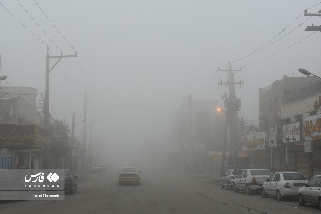 تصاویر: پدیده مه گرفتگی صبحگاهی در آبادان و خرمشهر