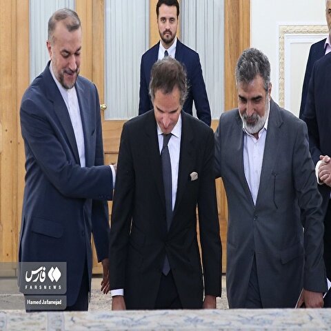 تصاویر: دیدار مدیرکل آژانس بین‌المللی انرژی اتمی با وزیر خارجه