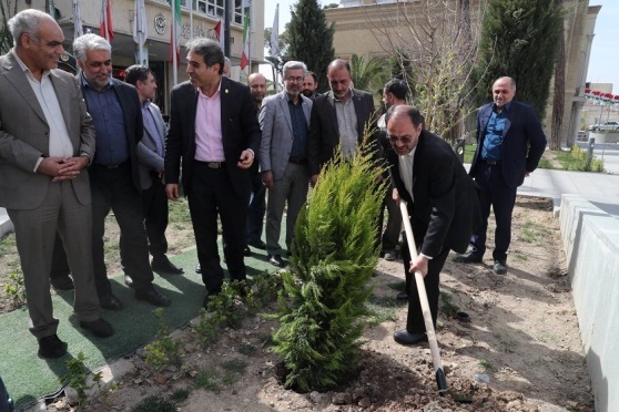 کاشت نهال توسط سرپرست بانک ملی ایران به مناسبت روز درختکاری کاشت نهال توسط سرپرست بانک ملی ایران به مناسبت روز درختکاری