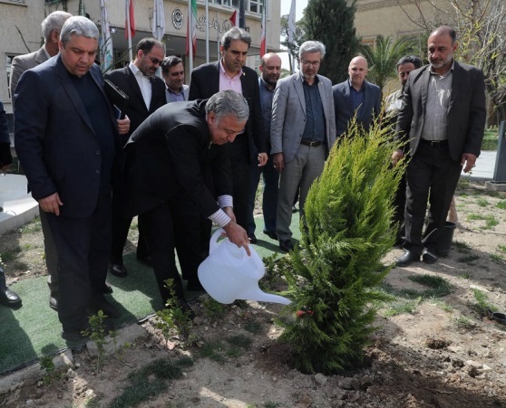 کاشت نهال توسط سرپرست بانک ملی ایران به مناسبت روز درختکاری کاشت نهال توسط سرپرست بانک ملی ایران به مناسبت روز درختکاری