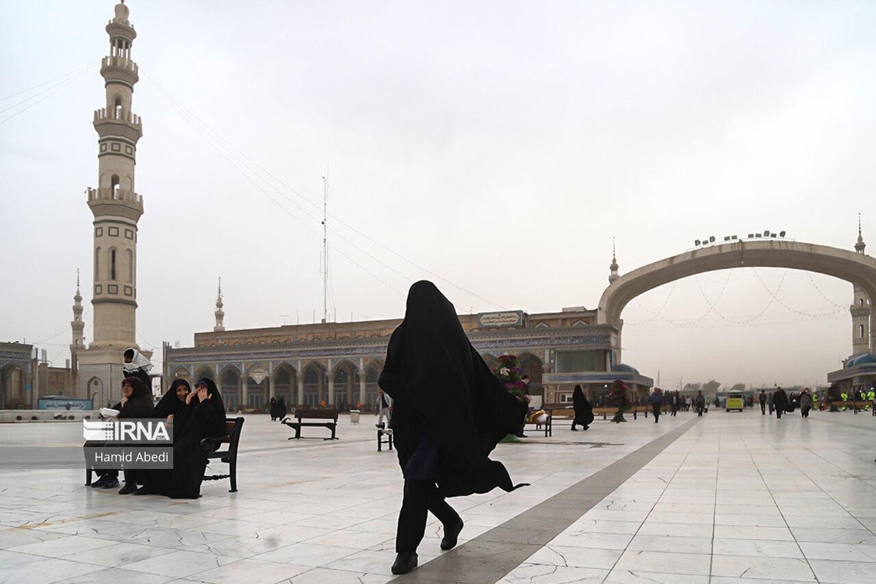 تصاویر: طوفان در جمکران