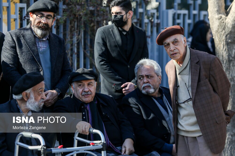 تصاویر: مراسم تشییع «حسن ناهید»