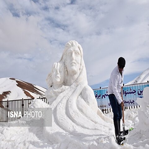 تصاویر: نهمین جشنواره شهر برفی در کوهرنگ