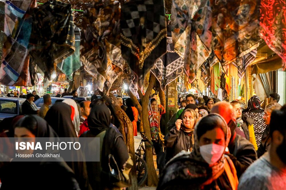 تصاویر: قزوین در واپسین روزهای سال ۱۴۰۱