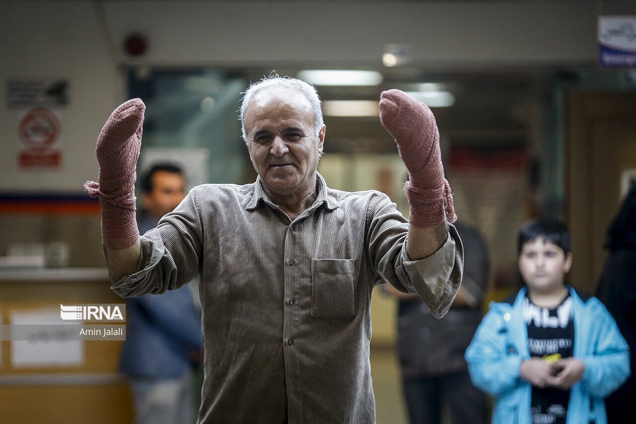 تصاویر: مصدومان چهارشنبه سوری ۱۴۰۱