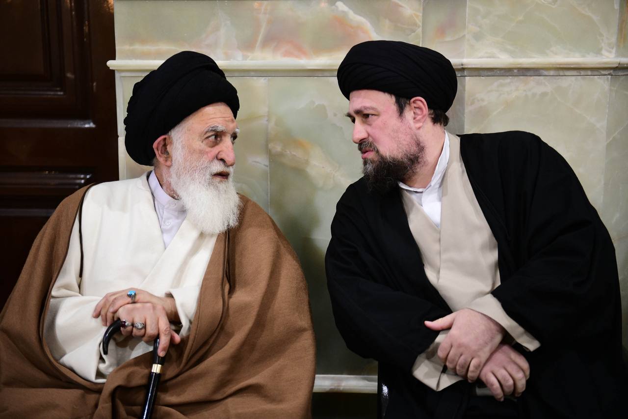 تصاویر: تشییع و تدفین پیکر همسر شهید آیت الله مطهری - قم