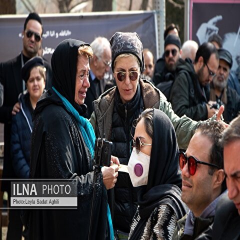 تصاویر: مراسم تشییع پیکر مرحوم شهرام عبدلی