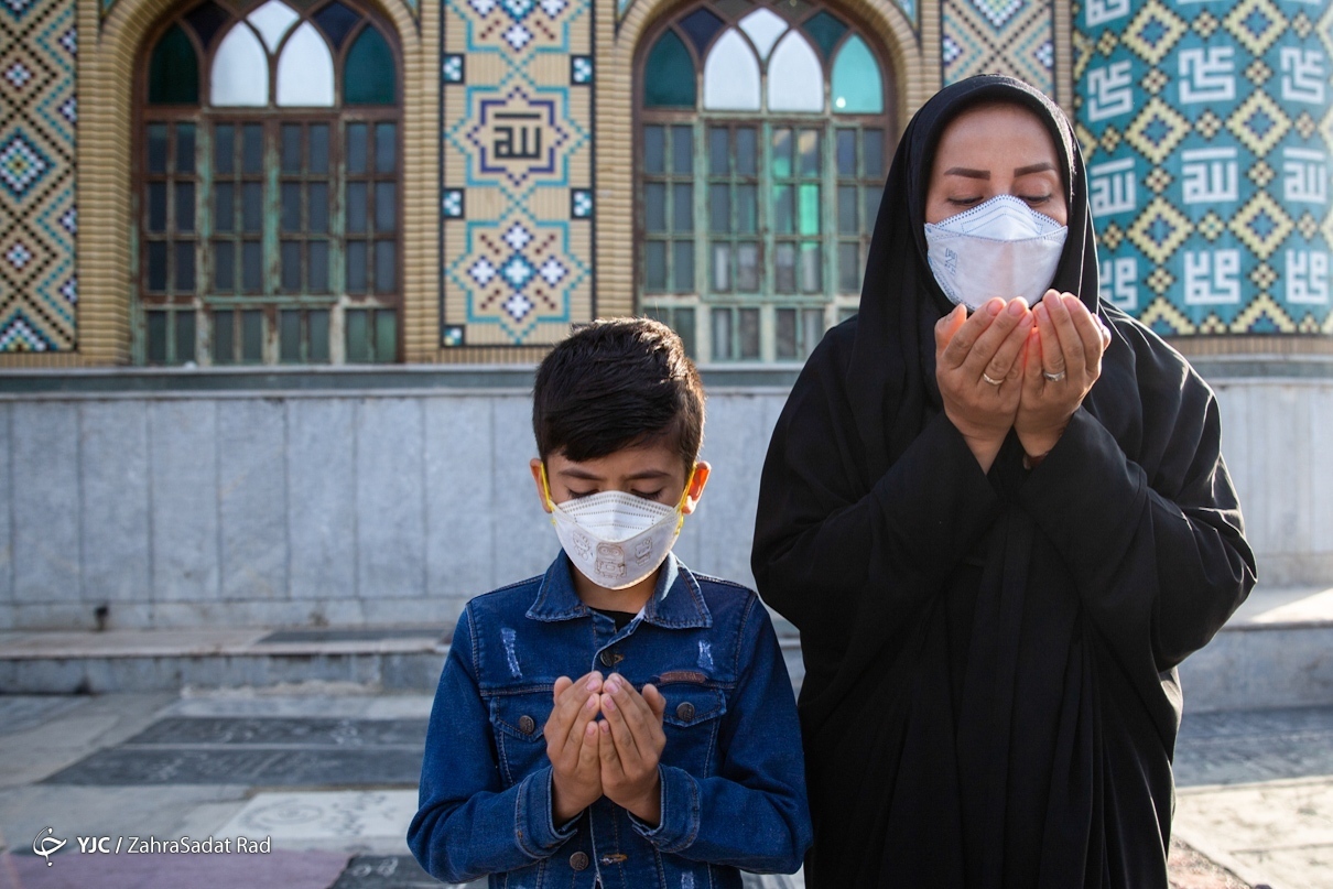 تصاویر: حضور فرشتگان در نماز عید فطر