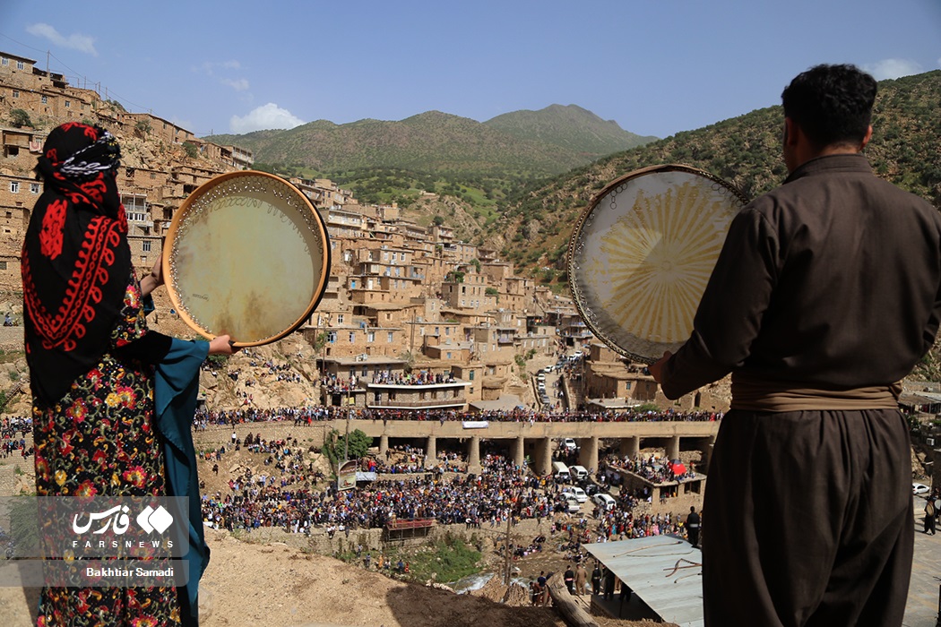 تصاویر: جشن بزرگ رمضان در روستای تاریخی پالنگان