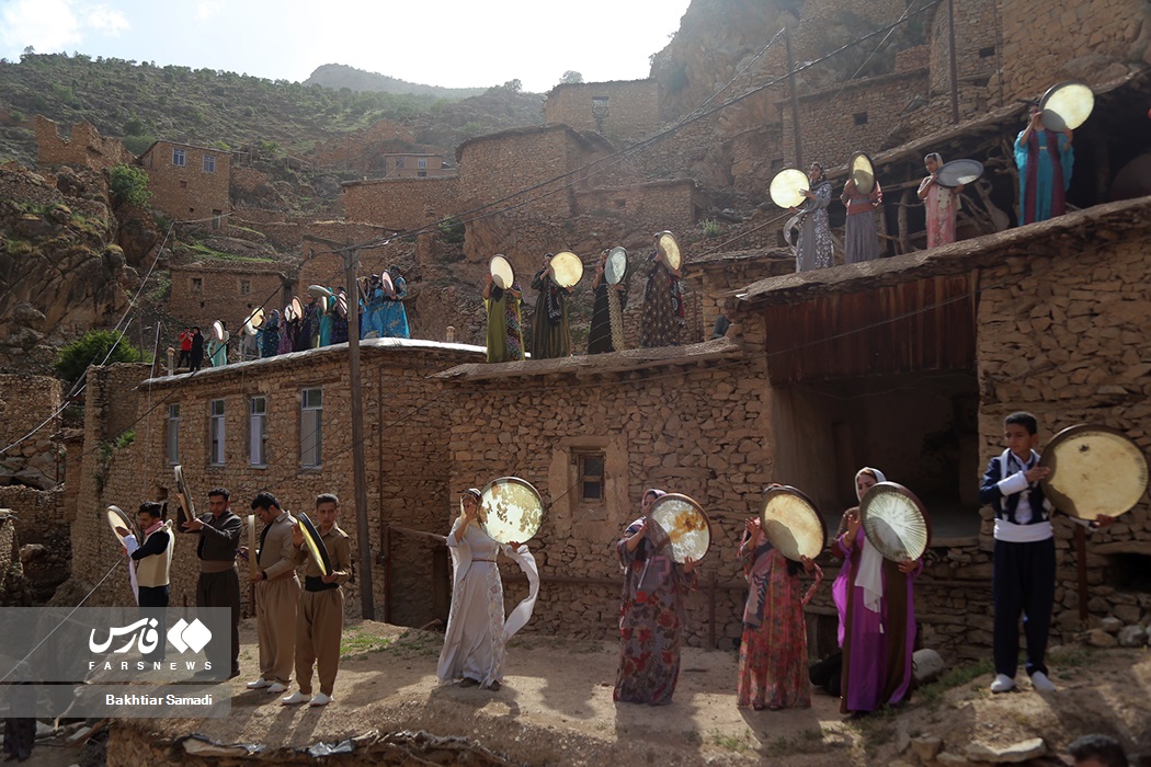 تصاویر: جشن بزرگ رمضان در روستای تاریخی پالنگان