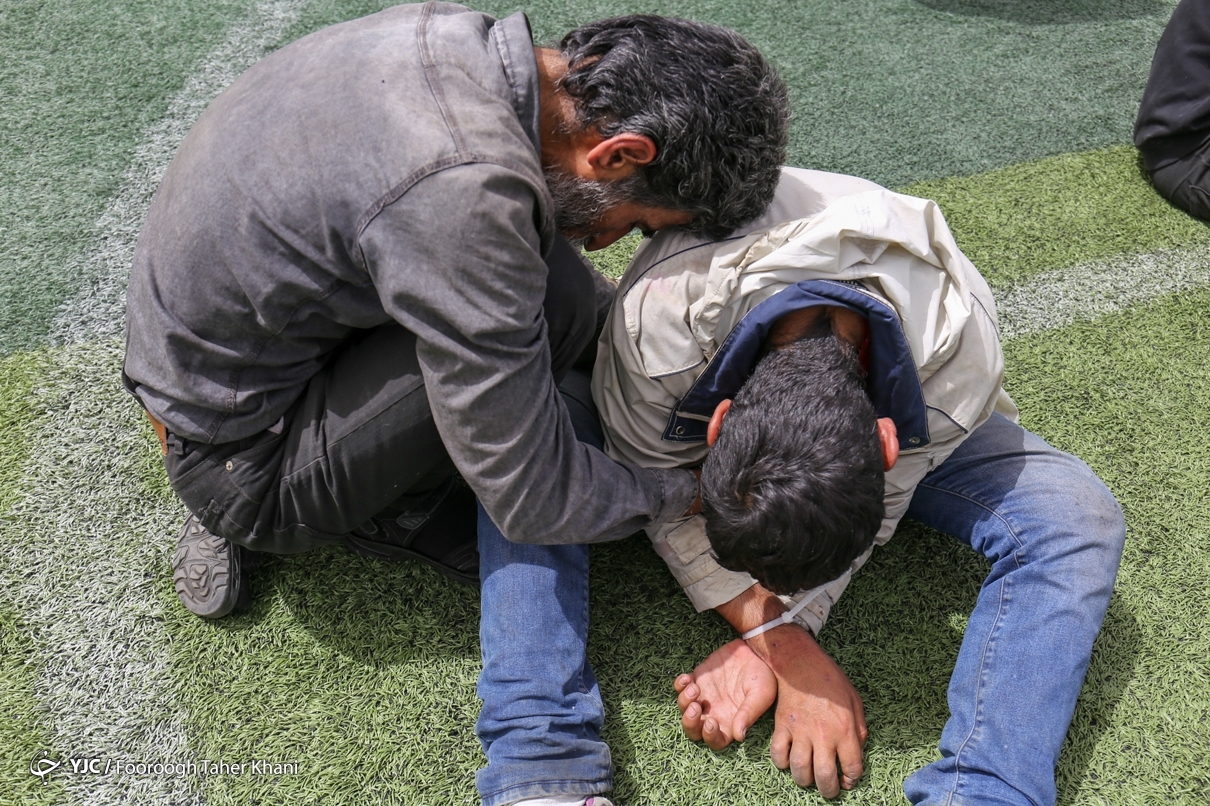 تصاویر: جمع آوری معتادان متجاهر محله شوش