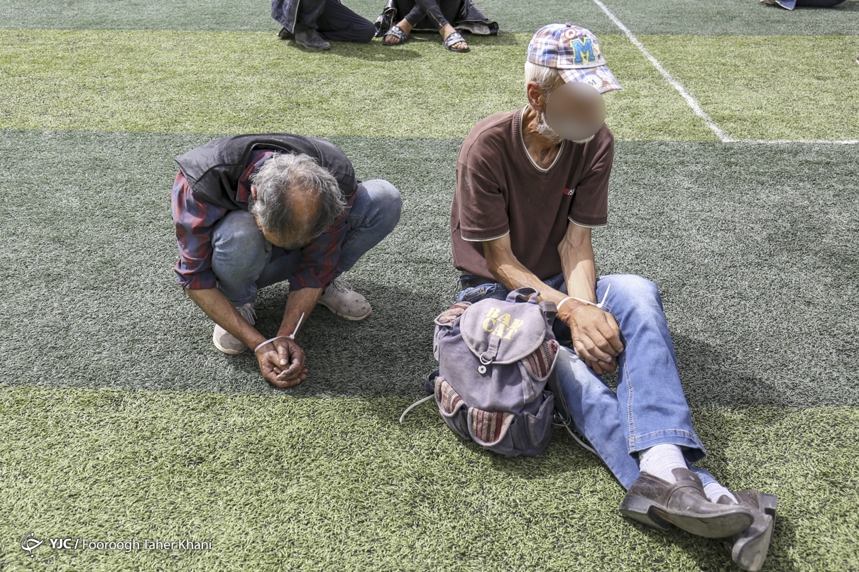 تصاویر: جمع آوری معتادان متجاهر محله شوش