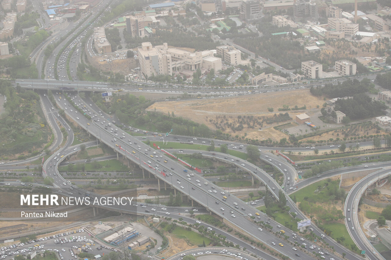 تصاویر: آلودگی هوای تهران