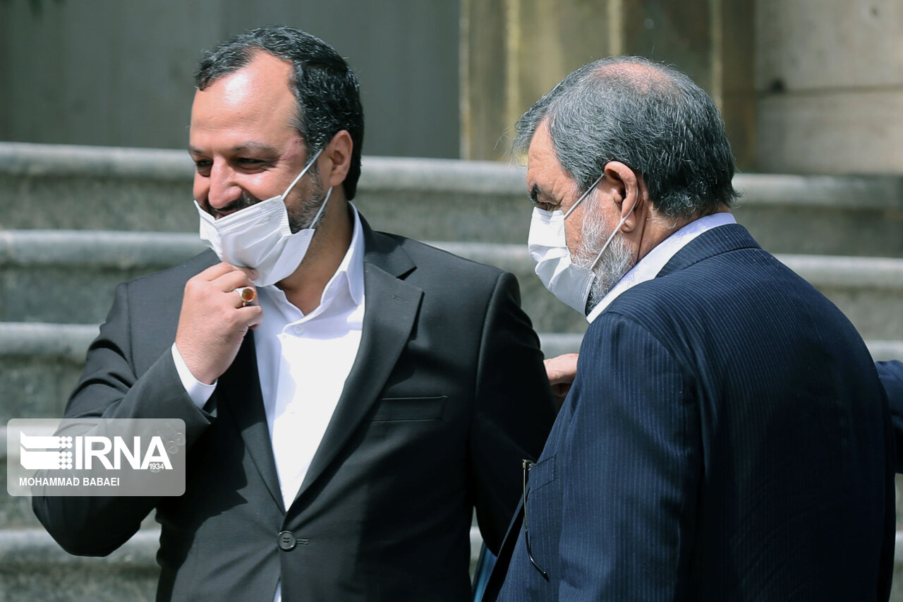 تصاویر: حضور اعضای هیأت دولت در جمع خبرنگاران