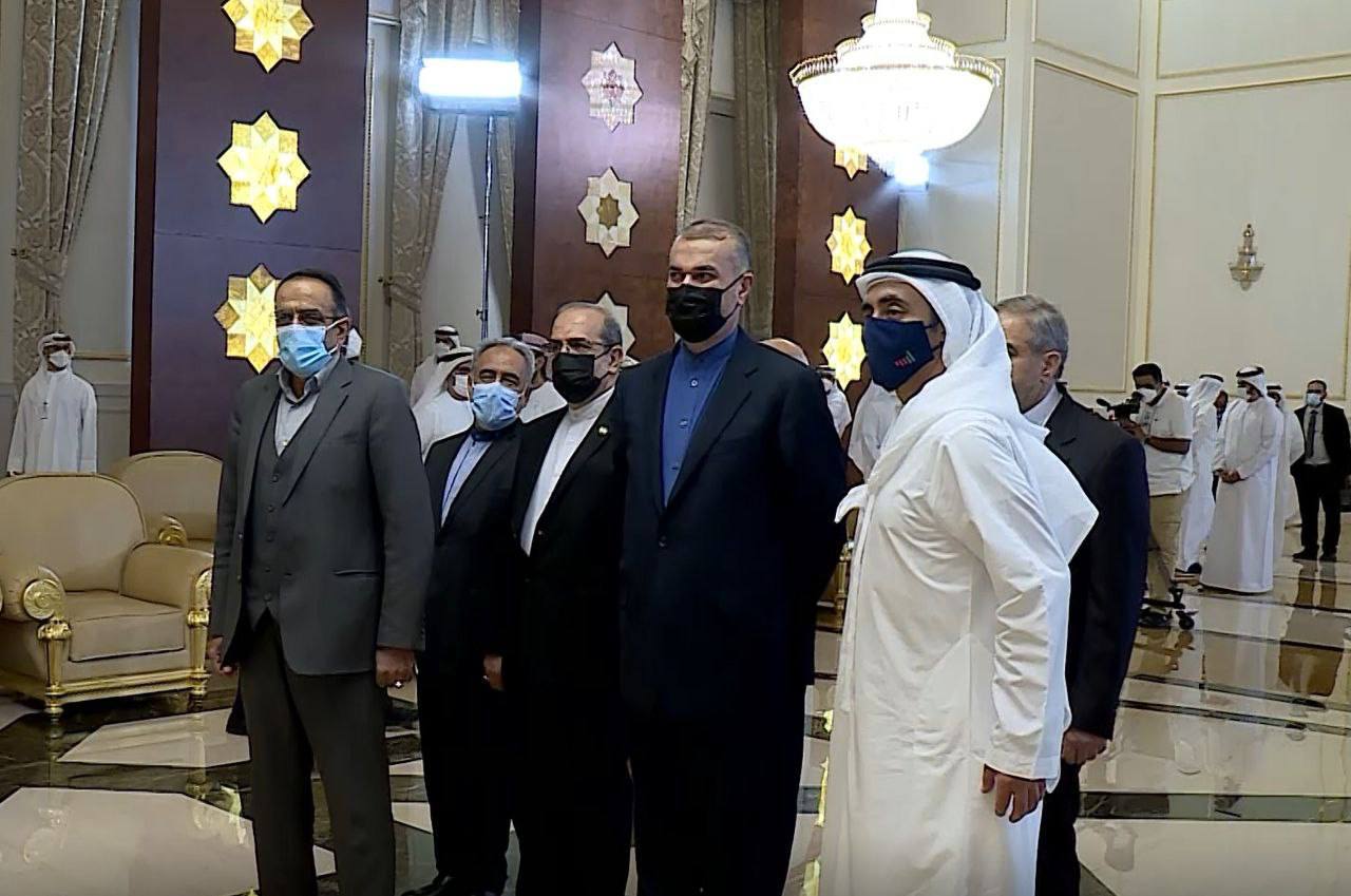 تصاویر: حضور امیر عبداللهیان برای تسلیت درگذشت رییس فقید امارات