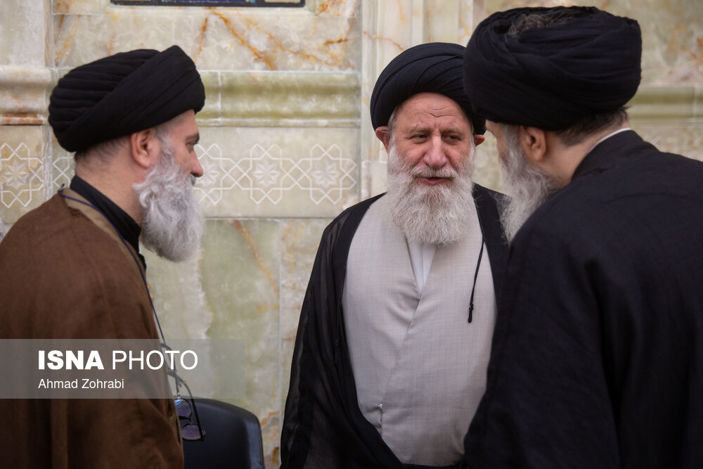 تصاویر: مراسم ختم آیت الله فاطمی نیا در مسجد اعظم قم