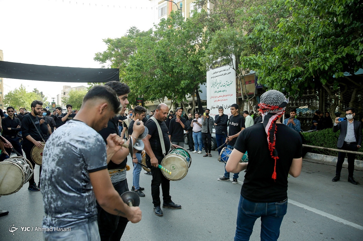 تصاویر: آیین عزاداری دسته علوی - مشهد مقدس