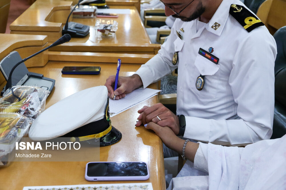 تصاویر: همایش زوج&zwnj;های جوان نیروی دریایی ارتش