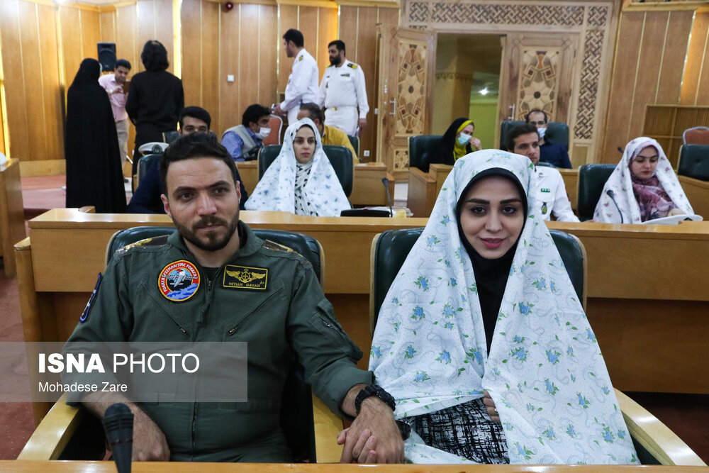 تصاویر: همایش زوج&zwnj;های جوان نیروی دریایی ارتش